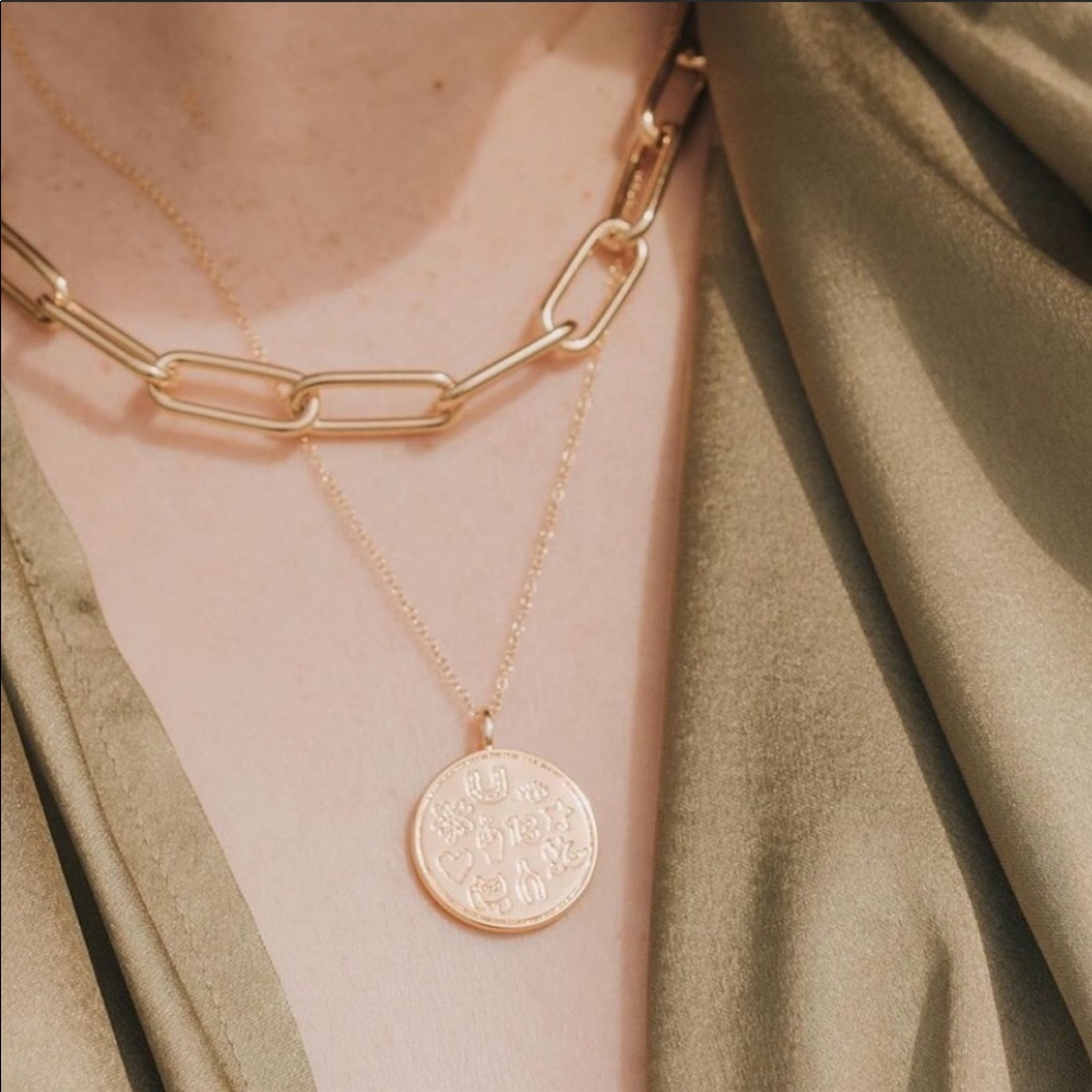 🔥18K Gold Plated Paperclip Chain Necklace